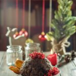 Santa Claus Cake Decoration Festive Santa Claus cake decoration with red and white frosting and edible accessories