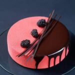 Decorate a Cake With Whipped Cream Delicious chocolate cake beautifully decorated with fluffy whipped cream topping