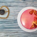 Chocolate Mirror Glaze Cake Decoration Rich and glossy chocolate mirror glaze cake decoration with a touch of elegance