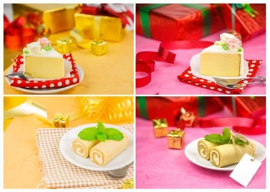 Step-by-step tutorial on how to decorate a cake with a beautiful poinsettia design