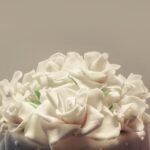 Rustic cake decoration with earthy tones and natural textures