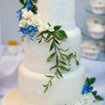 Working as a Cake Decorator Creative cake decorator expertly working on a beautifully designed cake creation