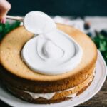 Cake Icing and Decorating Delicious cake with beautifully crafted icing and decorating for a mouthwatering treat