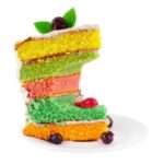 Best College Related Cake Decorating Colorful cake decorated with symbols of popular college organizations - best college related cake decorating