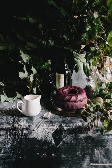 Purple Wedding Cake Decorations 1 Elegant purple wedding cake adorned with beautiful decorations