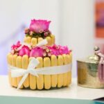 Butter Icing Cake Decoration Illustration of a beautifully decorated cake with butter icing for a special occasion