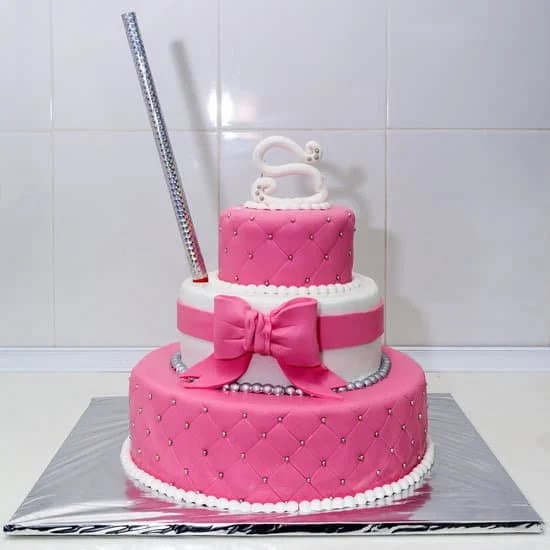 Airbrush Cake Decorating Baking 1 Airbrushed cake with intricate designs, showcasing the artistry of airbrush cake decorating baking