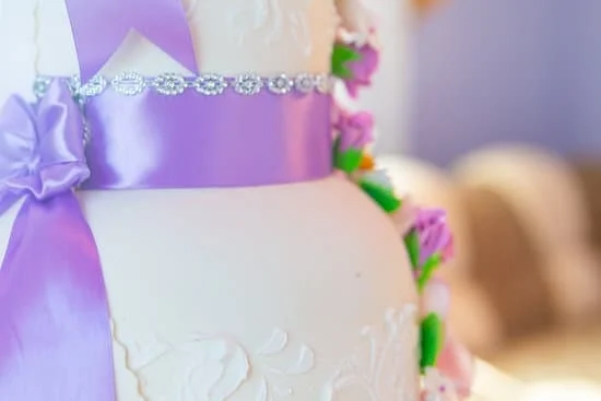Close-up: Beautiful frangipani flower carefully crafted for cake decorating