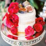 How to Decorate Wedding Cake Table How to Decorate Wedding Cake Table: Elegant floral arrangements, cascading fabric, and ambient lighting