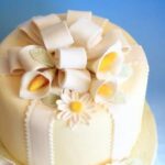 Can You Freeze a Decorated Cake Decorated cake with icing and frosting, asking 'Can you freeze a decorated cake'