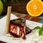 Cake Stand for Decorating White porcelain cake stand for decorating with intricate lace pattern and scalloped edges
