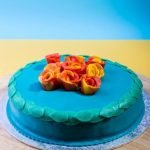 colorful macaron topping adds elegance and flavor
