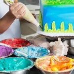 How to Make and Decorate a Birthday Cake Step-by-step guide for how to make and decorate a birthday cake with frosting and sprinkles